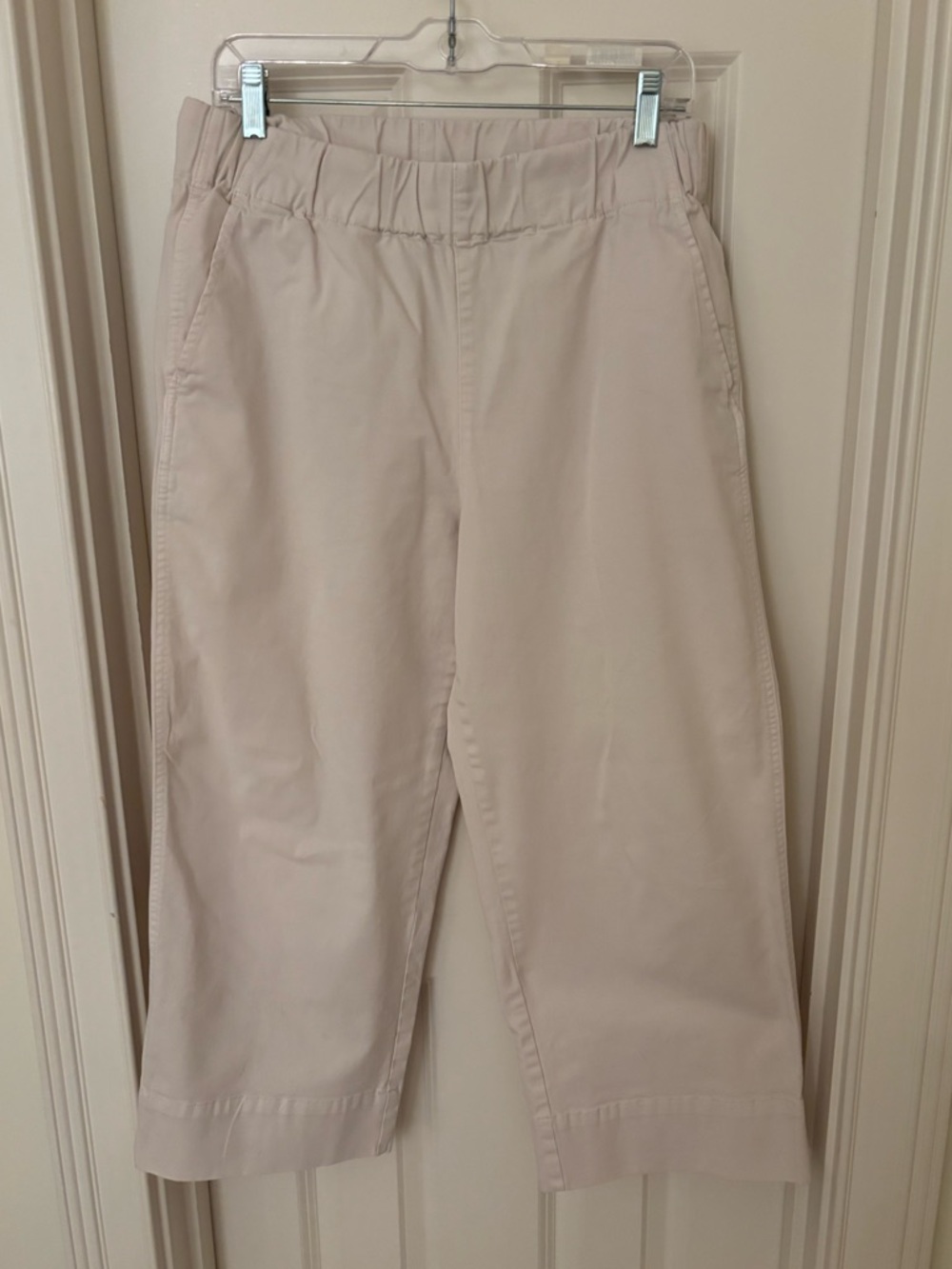 J Crew Wide-leg Cropped Khakis size LP